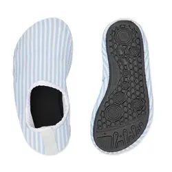 Badskor - Seersucker - Blue