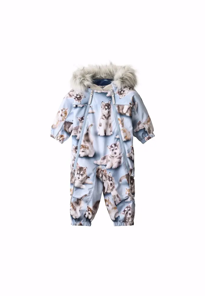 Molo Pyxis Fur Vinteroverall - Husky Cubs - 92