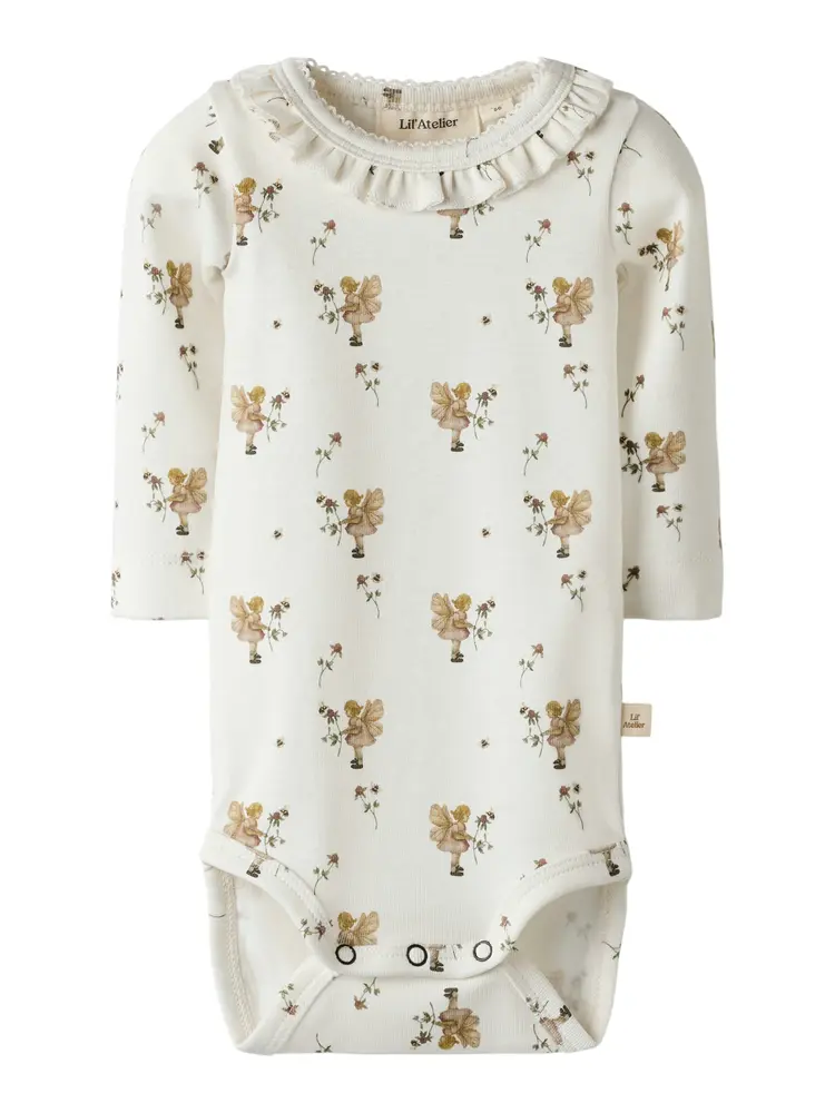 Långärmad Body Layo - Coconut Milk - 62 | Barnkläder - Bodys & overaller - Långärmad body | BabyMode