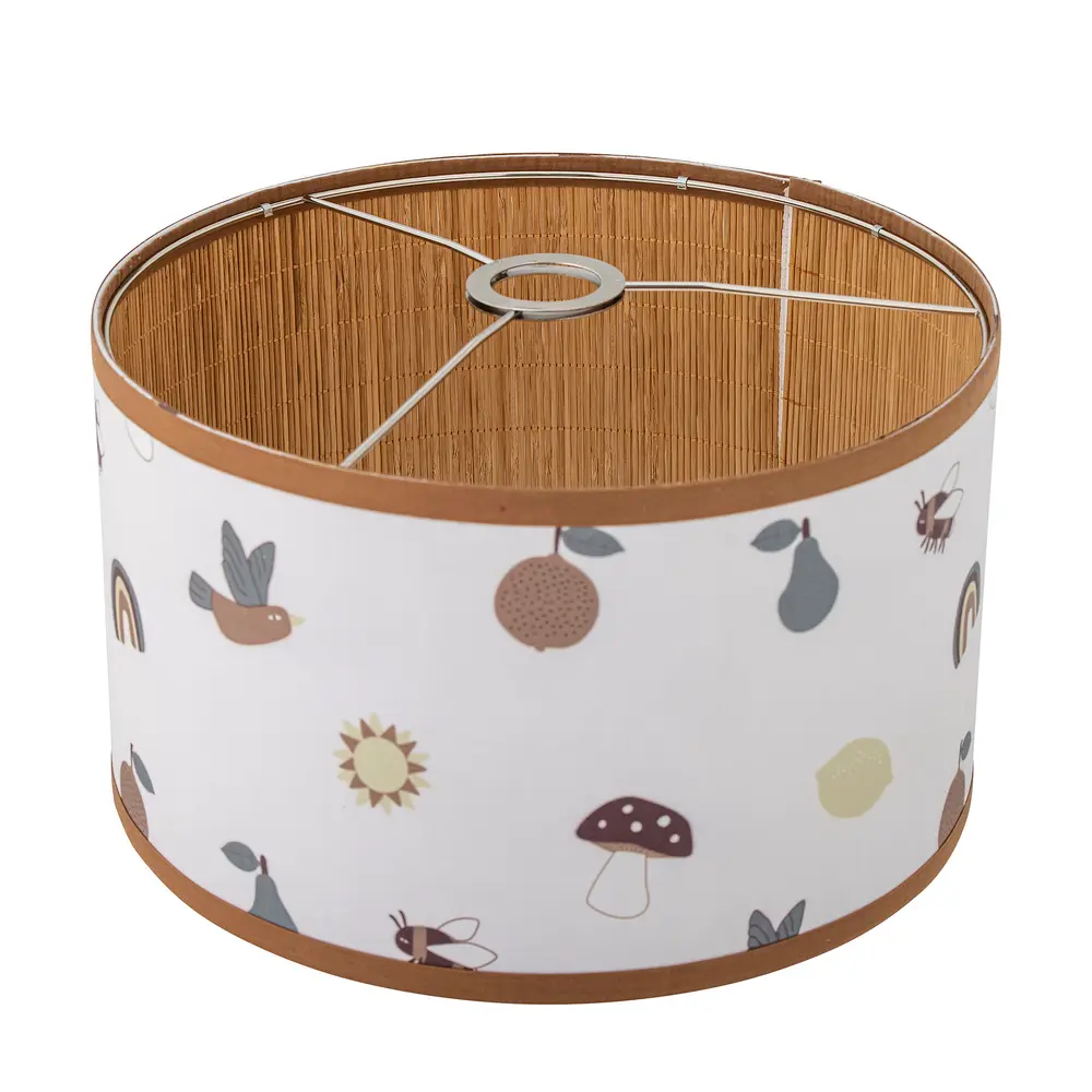 Bloomingville Mini Agnes Lampskärm - Brun Bambu | Barnrum - Inredningsdetaljer - Barnlampor & nattlampor | BabyMode