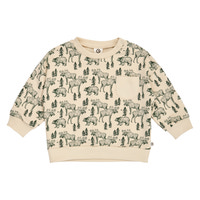 Müsli Forest Sweatshirt - Oak/Forest Green 