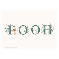 Affisch – Nalle Puh och Nasse-Trädgårdens namn