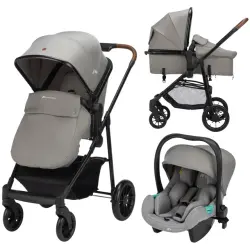 Haze trio mineral gray | Barnvagnar - Barnvagnspaket | BabyMode