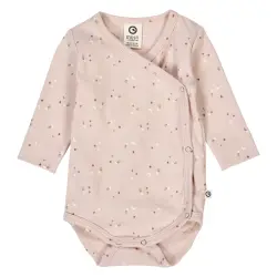 Omlottbody Stars Rib - Nightingale/ Walnut/ Daydream | Kläder - Bodys & overaller - Omlottbody | BabyMode