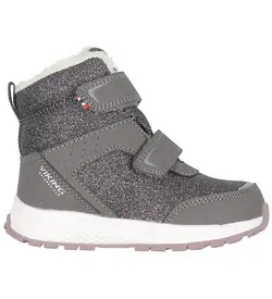Equip Glitter Warm WP 2V - Charcoal/Dusty Pink | Skor - Stövlar - Vinterkängor | BabyMode