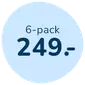 1 st 6-pack 249 kr