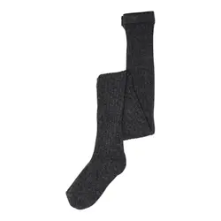 Strumpbyxor Basic Rib - Dark Grey Melange | Kläder - Strumpor & strumpbyxor - Strumpbyxor | BabyMode