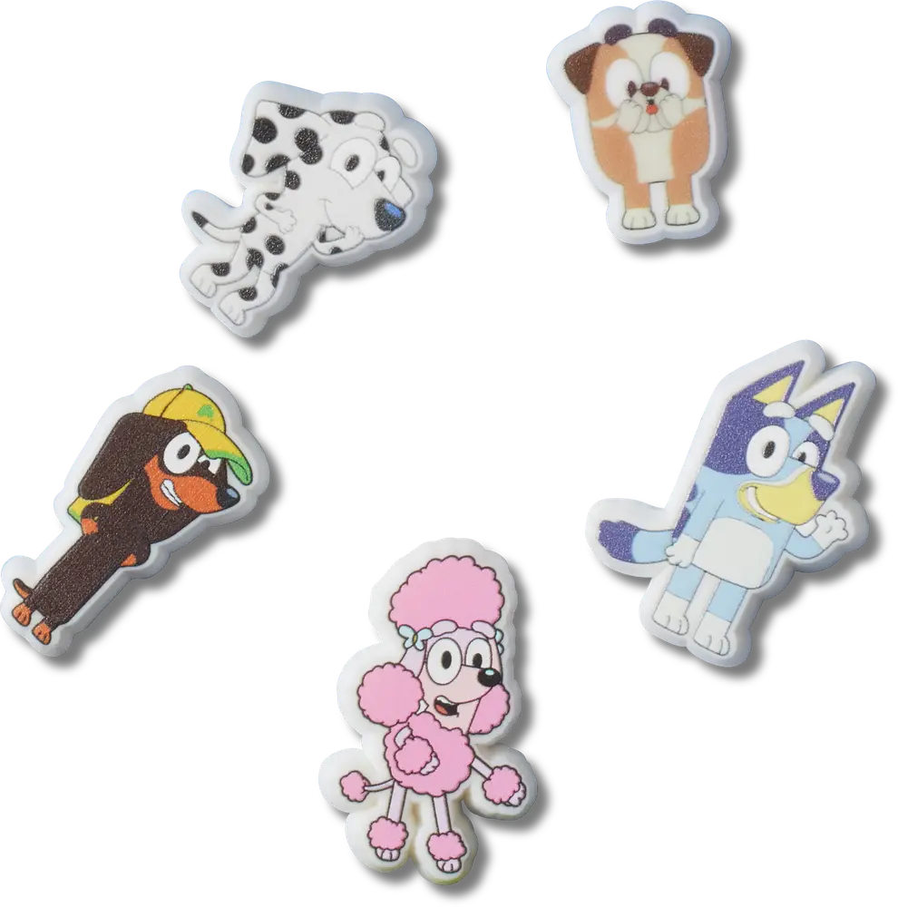 Crocs Jibbitz - Bluey 5-pack | Barnskor - Sandaler - Sandaler med sluten tå | BabyMode