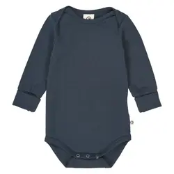 Långärmad Body Cozy Me - Night Blue | Kläder - Bodys & overaller - Långärmad body | BabyMode