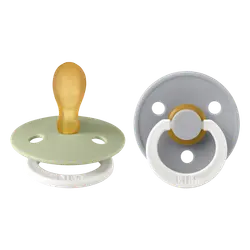 Napp Colour Night 2-pack Latex Symmetrisk 6-18 mån - Sage /Cloud | Baby & Barn - Sköta - Nappar | BabyMode