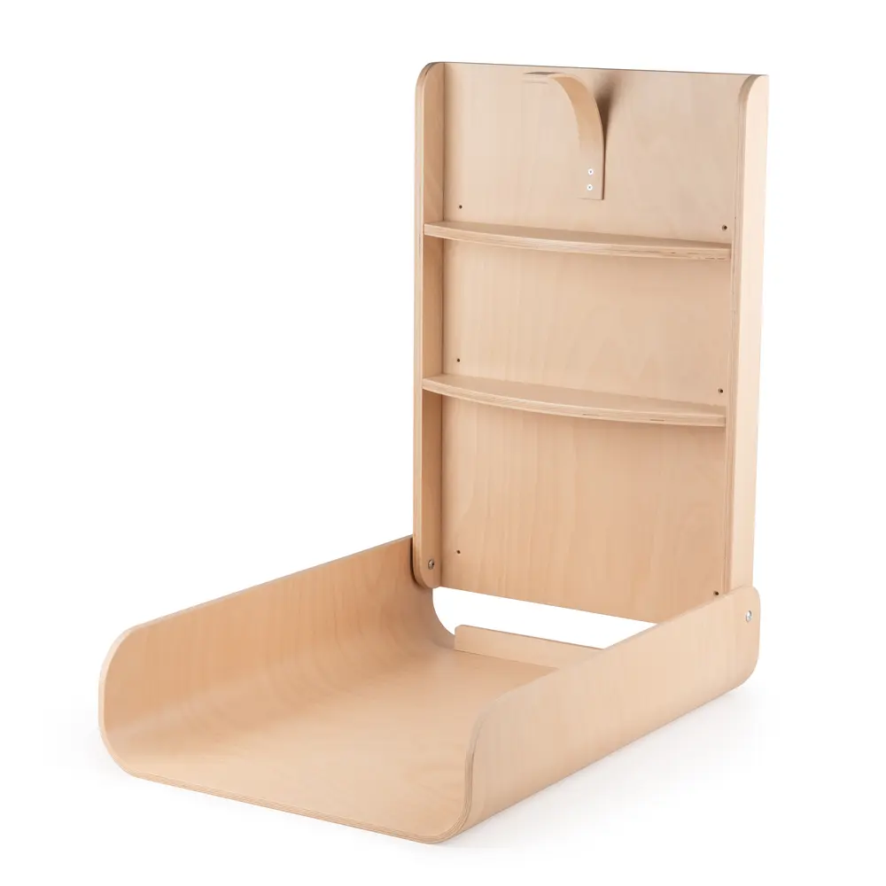 Sebra väggmonterat skötbord - Wooden Edition | Barnrum - Möbler - Skötbord & byråer | BabyMode