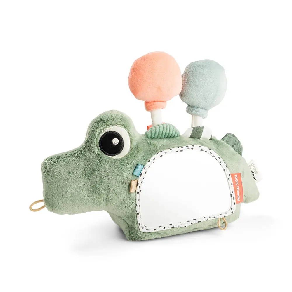 Aktivitetsgolvspegel Croco Grön | Leksaker - Babyleksaker - Aktivitetsleksaker | BabyMode