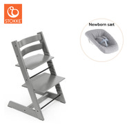 Tripp Trapp Stol & Newborn Set - Storm grey