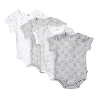 Kortärmad Body 4-pack - Harbor Mist