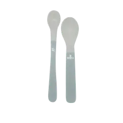 Matskedar Mjuka 2-Pack - Ljusblå | Baby & Barn - Äta - Bestick | BabyMode