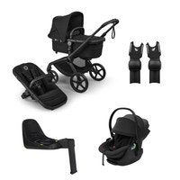 Bugaboo Fox 5 renew + Thule Maple Babyskydd & bas - Heritage Black/Black