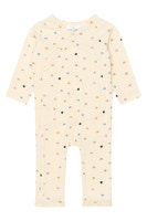 The New Siblings Viola Wrap Modal Jumpsuit - Gardenia 