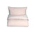 Påslakan Little Wave Vagn/vagga - Light Pink