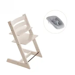 Tripp Trapp Stol bok & Newborn Set - Whitewash | Baby & Barn | BabyMode