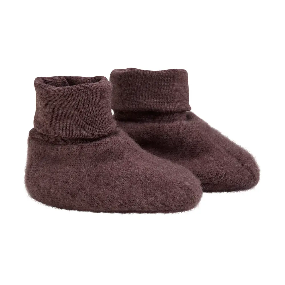 Fixoni Tossor Ull - Huckleberry Melange - 50\56 | Barnskor - Lära gå skor & babyskor - Tossor | BabyMode