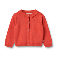 Stickad Kofta Amy - Candy Red