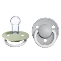 Napp De Lux 2-pack silikon Sage/Cloud Night