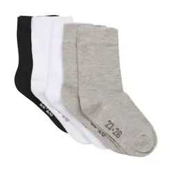 Strumpor 5-pack - Svart/Vit/Grå | Kläder - Strumpor & strumpbyxor - Strumpor | BabyMode