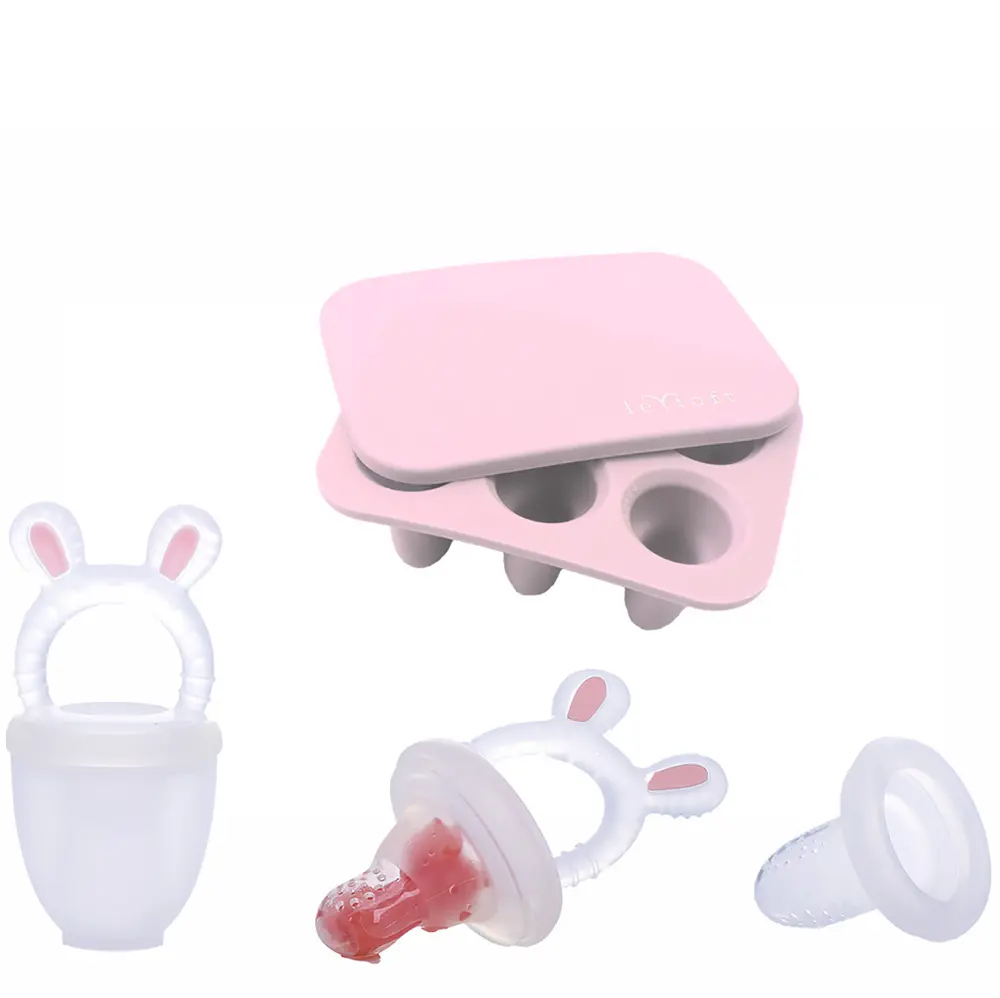 Le Toft Smaknapp Med Mini Frysform - Rose | Baby & Barn - Äta - Smaknappar | BabyMode