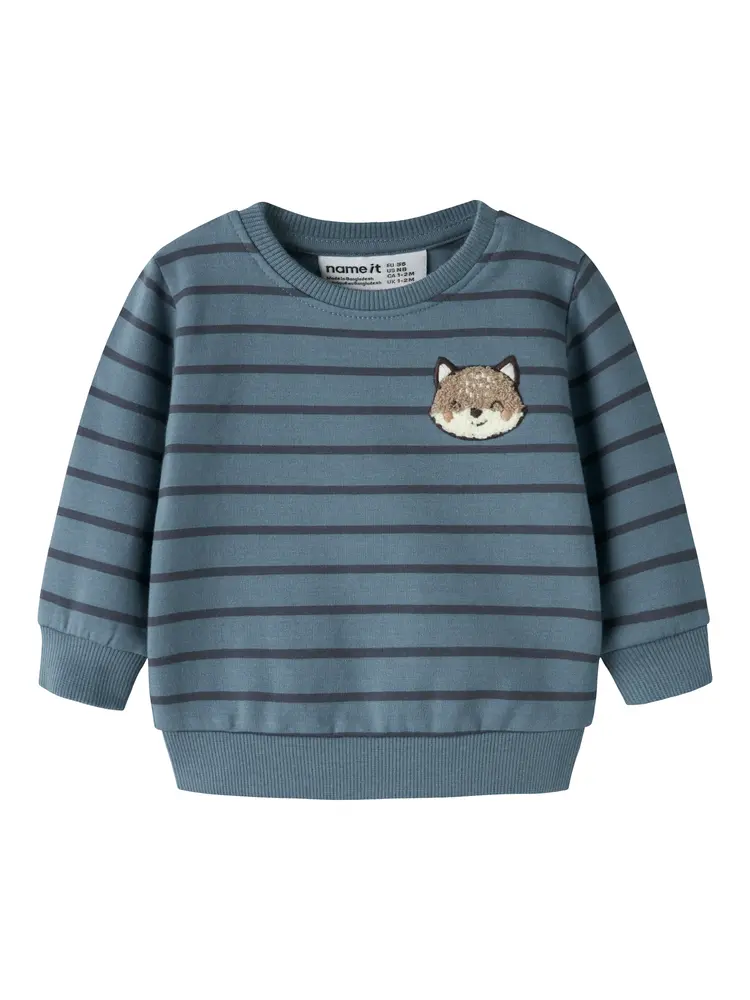 Name It Naddel Sweatshirt - Blue Mirage - 68