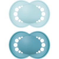 Napp original 6-16m silikon 2-pack - Blå