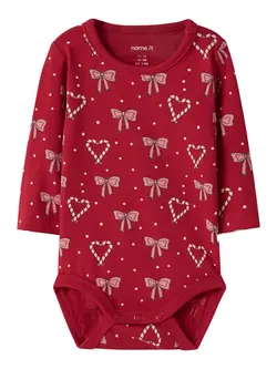 Ri Långärmad Body - Jester Red | Kläder - Bodys & overaller - Långärmad body | BabyMode