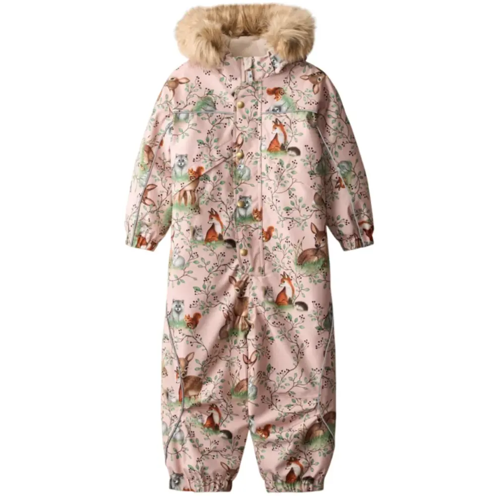 Molo Polaris Fur Vinteroverall - Furry Friends - 104