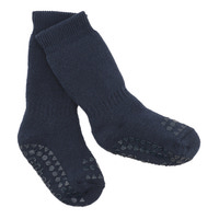 Skridsikre Strømper Terry Bomuld - Navy blue