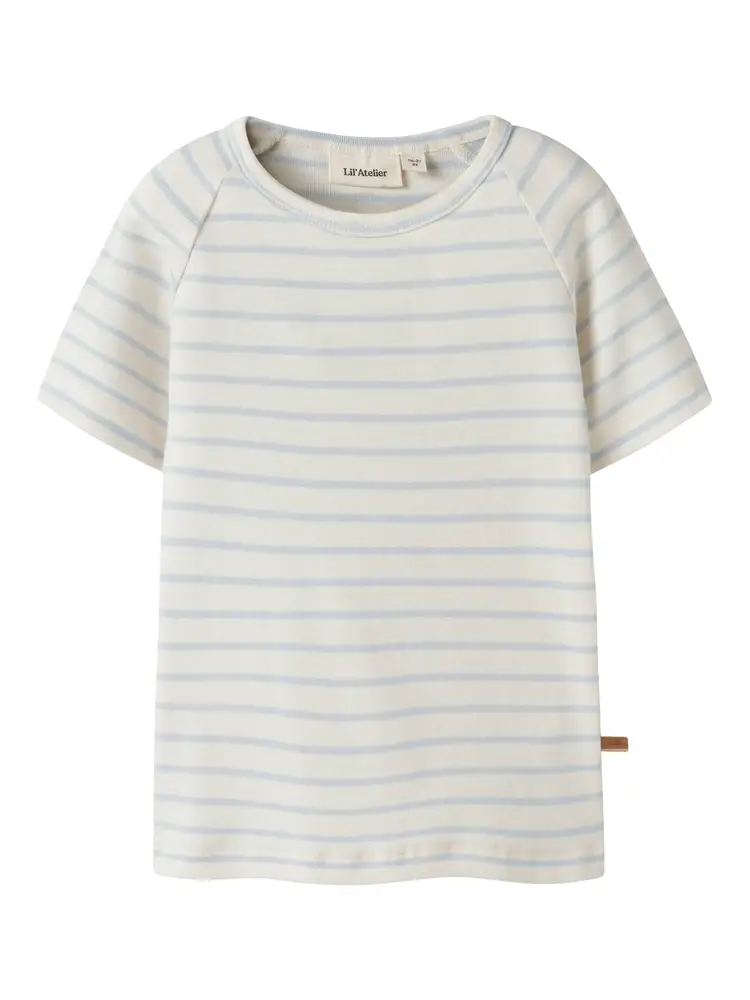 Lil Atelier Geo Anc T-Shirt - Coconut Milk - 116 | Barnkläder - Toppar - T-shirts & toppar | BabyMode