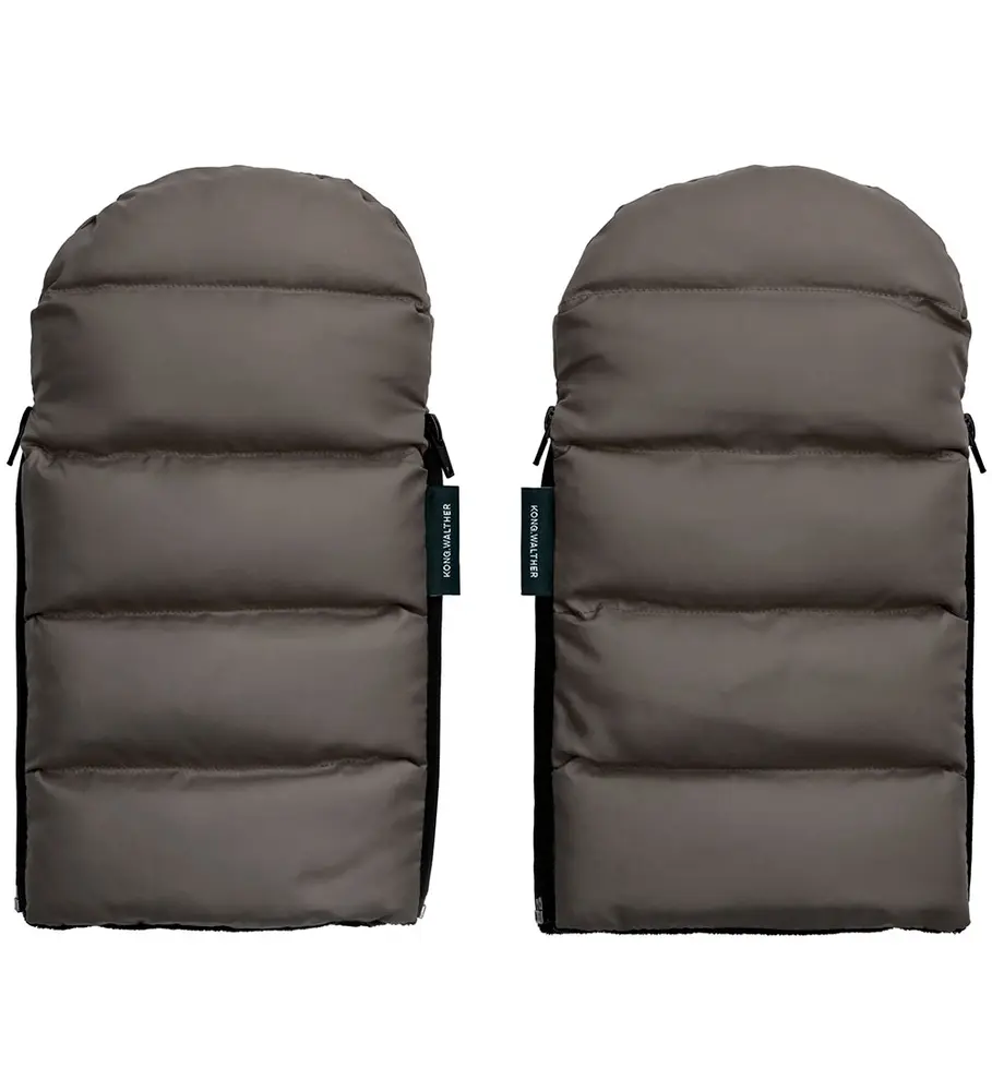 KongWalther Østerbro Handvärmare Quiltad - Grey | Barnvagnar - Barnvagnstillbehör - Barnvagnsvantar | BabyMode