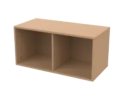 Bokhylla Roomie 72x345x345 - Latte | Barnrum - Förvaring - Vägghyllor | BabyMode