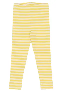 Fro Rib Leggings - Dusky Citron Striped | Kläder - Underdelar - Leggings | BabyMode