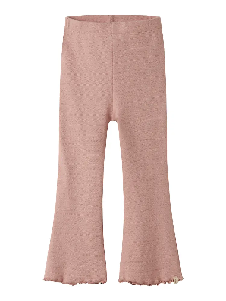 Dimia Slim Bootcut Leggings - Misty Rose - 122 | Barnkläder - Underdelar - Byxor | BabyMode