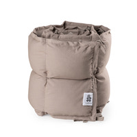 Sengerand, kapok, halv længde,  jetty beige