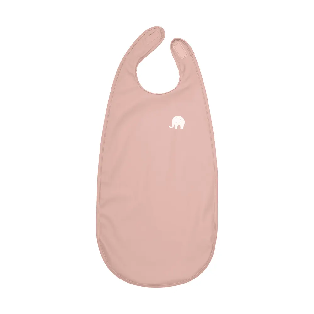 Lång PU-Haklapp - Misty Rose | Baby & Barn - Äta - Haklappar | BabyMode