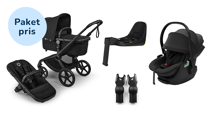 Paket: Bugaboo Fox 5 Renew med Thule Maple inkl. bas & adapter