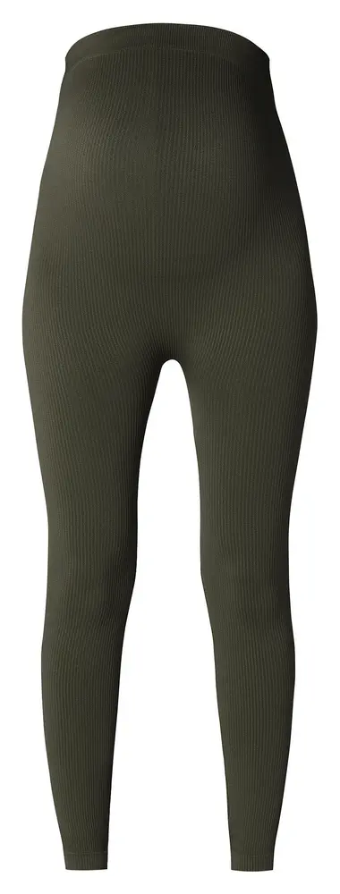 Noppies Reva Sömlösa Ribe Leggings - Olive - M\L | Graviditet & Amning - Gravidkläder - Leggings/strumpbyxor | BabyMode