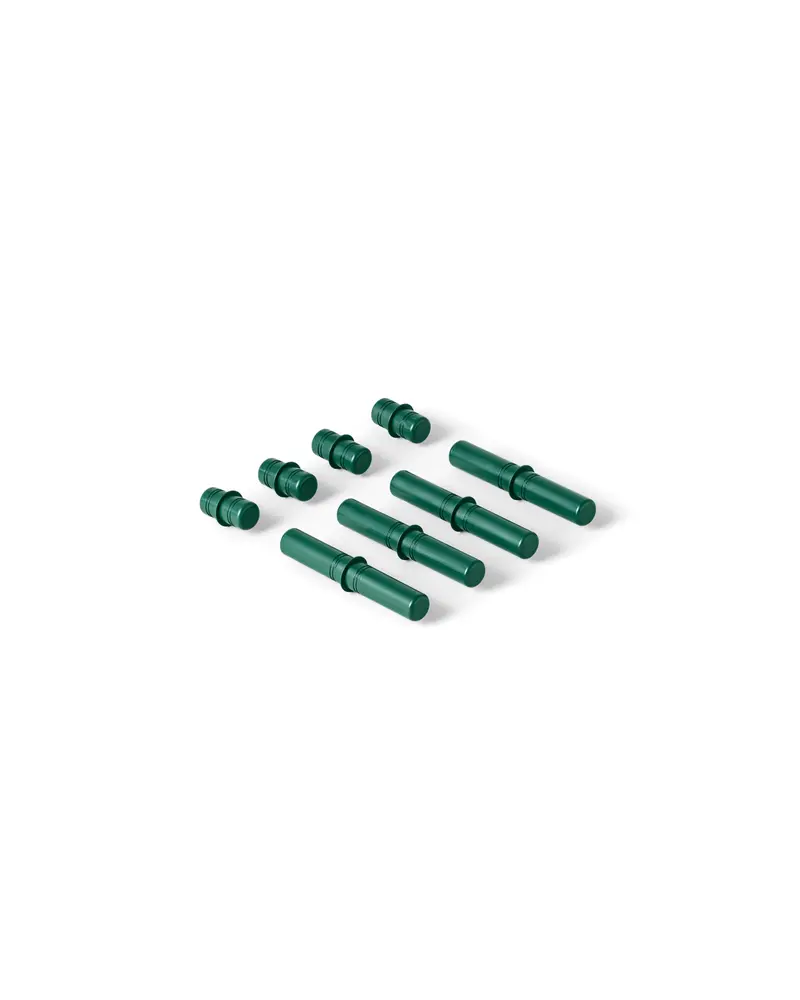 8 x Connector Pegs - Forest Green | Leksaker - Aktivitetsleksaker - Motorikleksaker | BabyMode