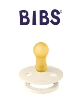 BIBS rund latex napp i babypaket från BabySam