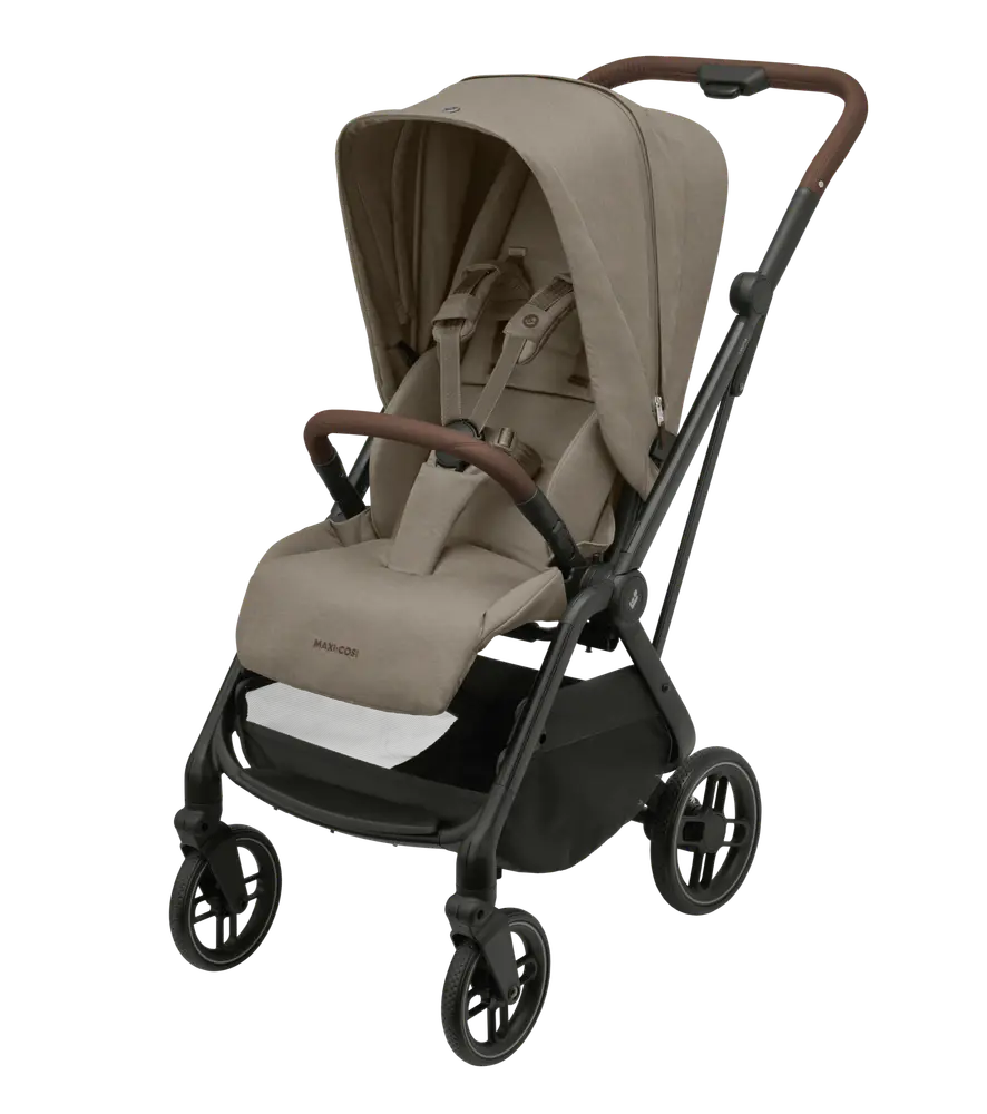 Maxi-Cosi Leona 2 sittvagn, twillic truffle/brun leath.