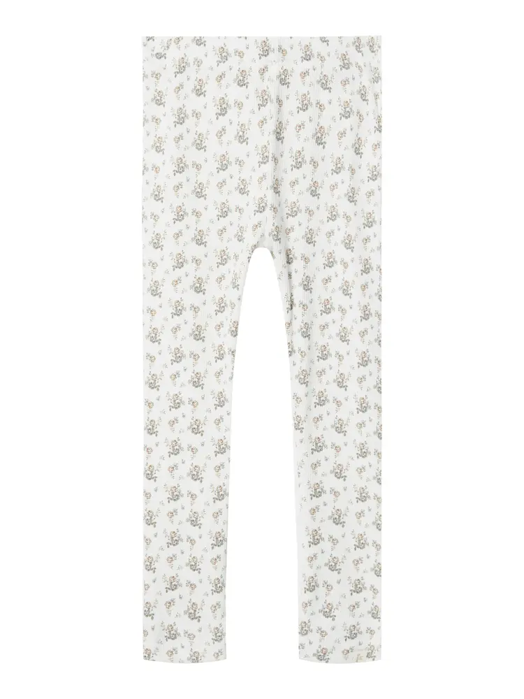 Lil Atelier Gago Slim Leggings - Coconut Milk - 116 | Barnkläder - Underdelar - Leggings | BabyMode
