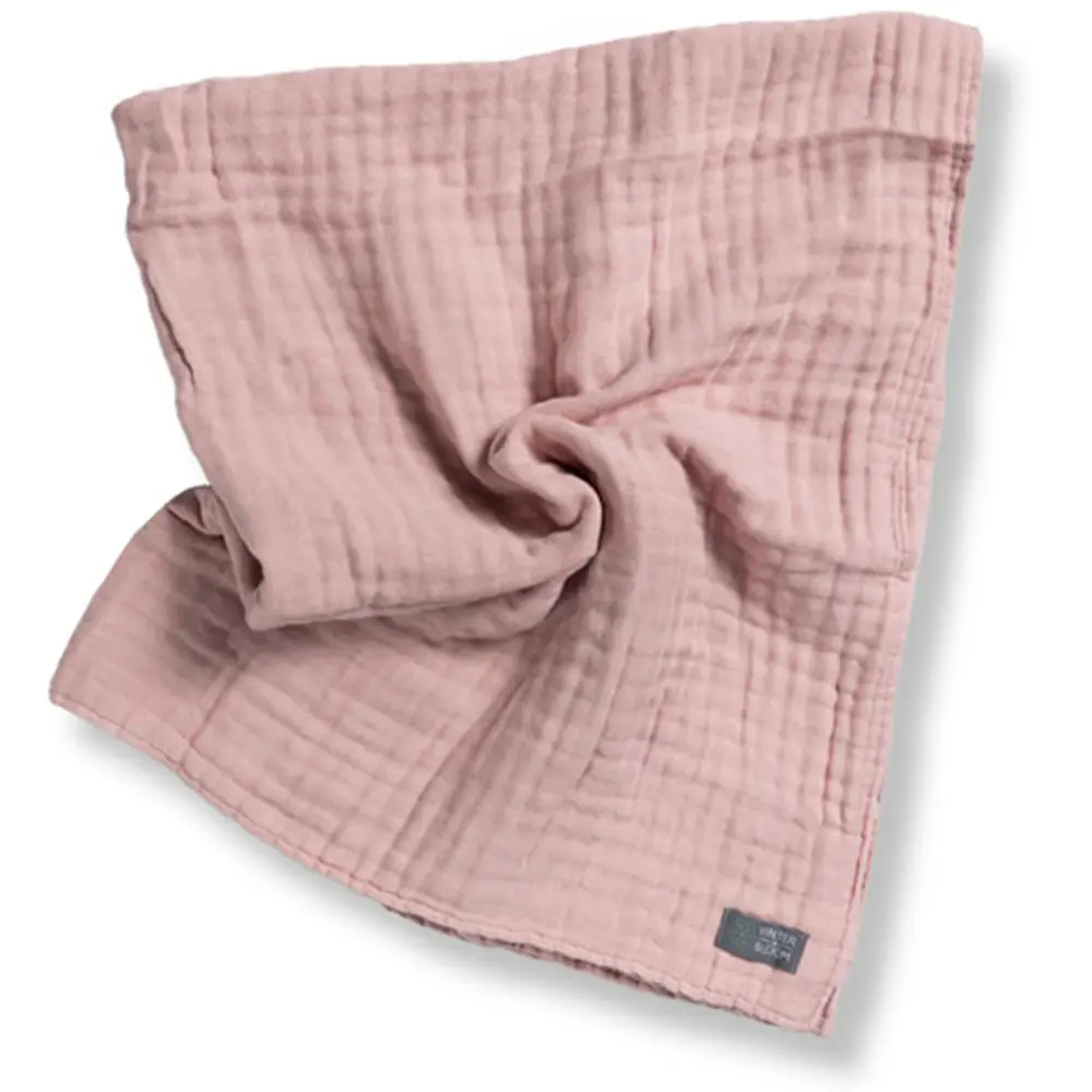 Filt Layered Muslin EKO - Silver Rose | Barnrum - Textilier - Filtar & swaddlers | BabyMode