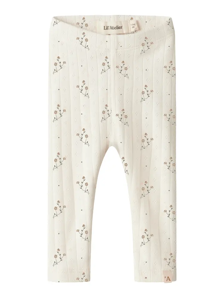 Rachello Ria Leggings - Coconut Milk - 68 | Barnkläder - Underdelar - Leggings | BabyMode