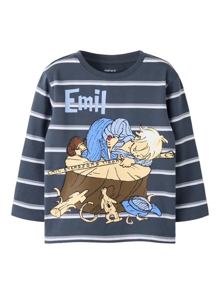 Name It Alf Emil Tröja - Ombre Blue - 116