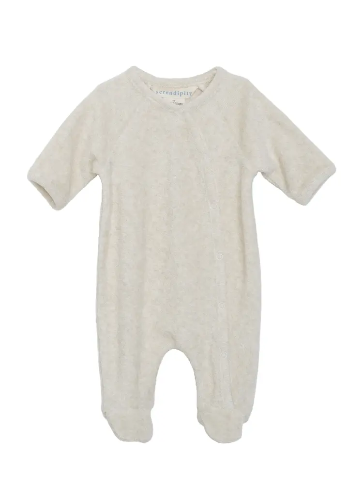 Jumpsuit - Skalvitt - 50CM | Barnkläder - Bodys & overaller - Jumpsuit med fot | BabyMode